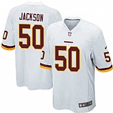 Nike Men & Women & Youth Redskins #50 Jackson White Team Color Game Jersey,baseball caps,new era cap wholesale,wholesale hats